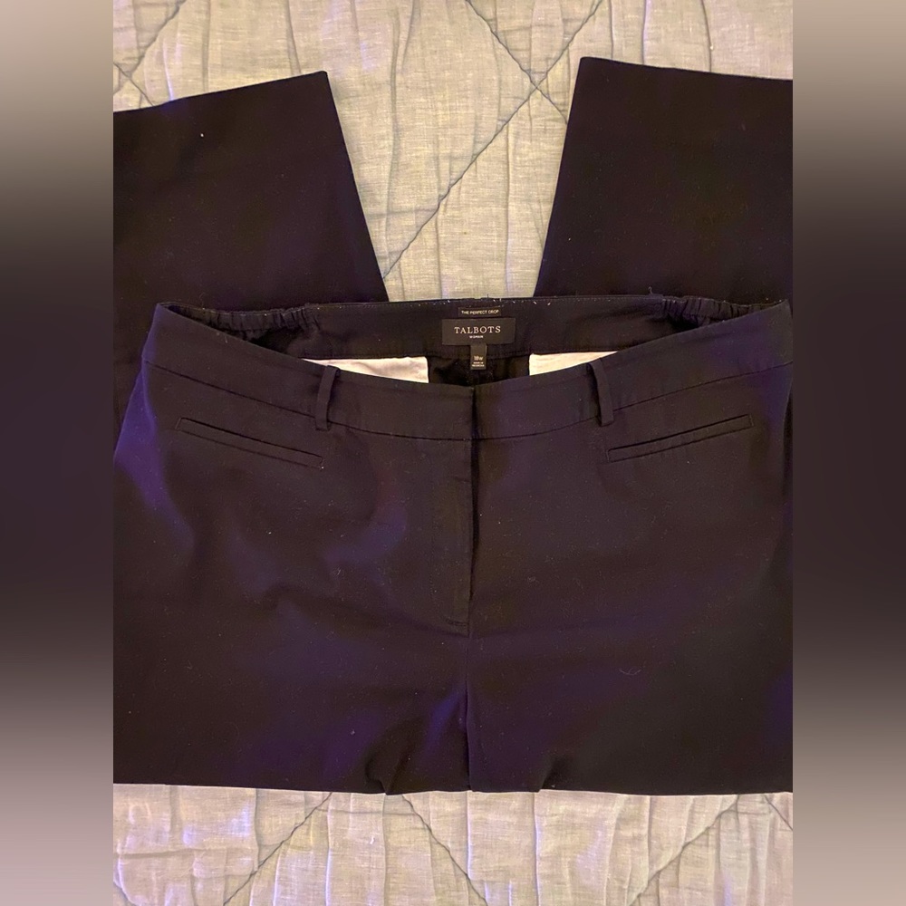EUC Women’s Talbots Perfect Crop Pants Size 18W - Picture 1 of 7